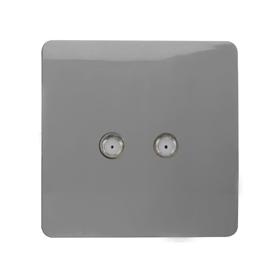 Light Grey Wiring Accessories Trendi Decorative Screwless Light Grey Wiring Accessories Trendi Decorative Screwless